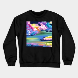 Cloudy in Color Crewneck Sweatshirt